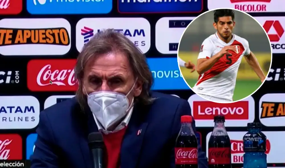 Gareca opinó sobre el rendimiento de Zambrano. Foto: Movistar Deportes