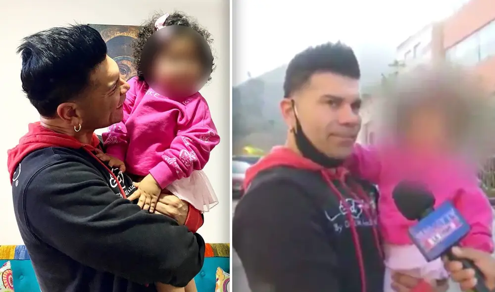 Carlos Barraza expresó a las cámaras el amor que siente por sus dos herederas. Foto: composición Instagram / captura ATV