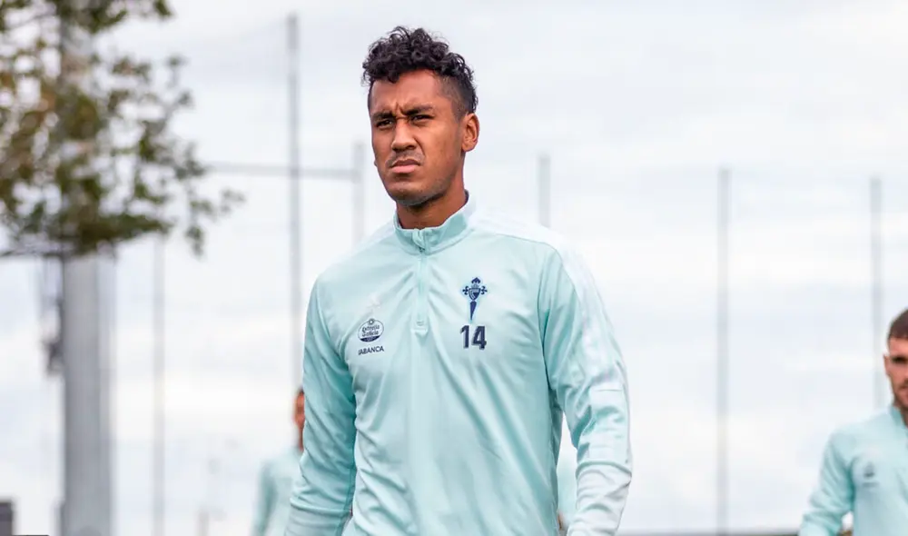 Renato Tapia no jugará ante el Sevilla el próximo domingo 17. Foto: Celta de Vigo