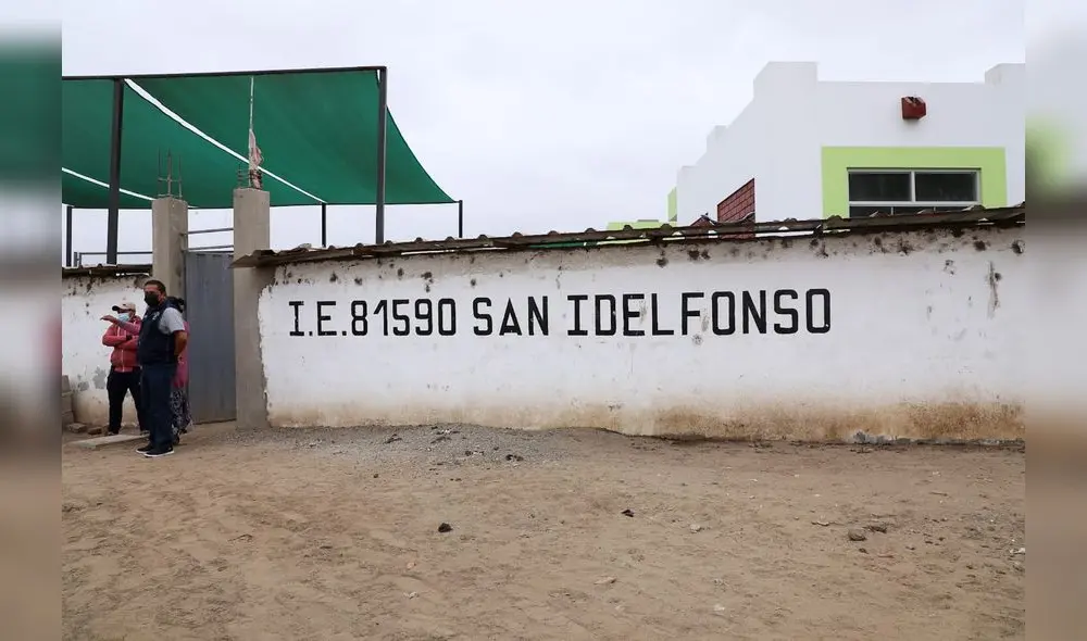 En la I.E. 81590 San Idelfonso, advirtieron deficiencias técnicas. Foto: difusión En la I.E. 81590 San Idelfonso, advirtieron deficiencias técnicas. Foto: difusión