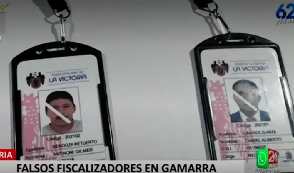 Sujetos eran seguidos por la División de Inteligencia de la Policía. Foto: Panamericana TV Sujetos eran seguidos por la División de Inteligencia de la Policía. Foto: Panamericana TV