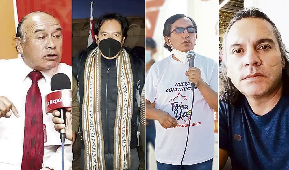 Dirigentes del partido del lápiz recuerdan las promesas de Castillo y le recuerdan la agenda de Perú Libre. Foto: composición La República