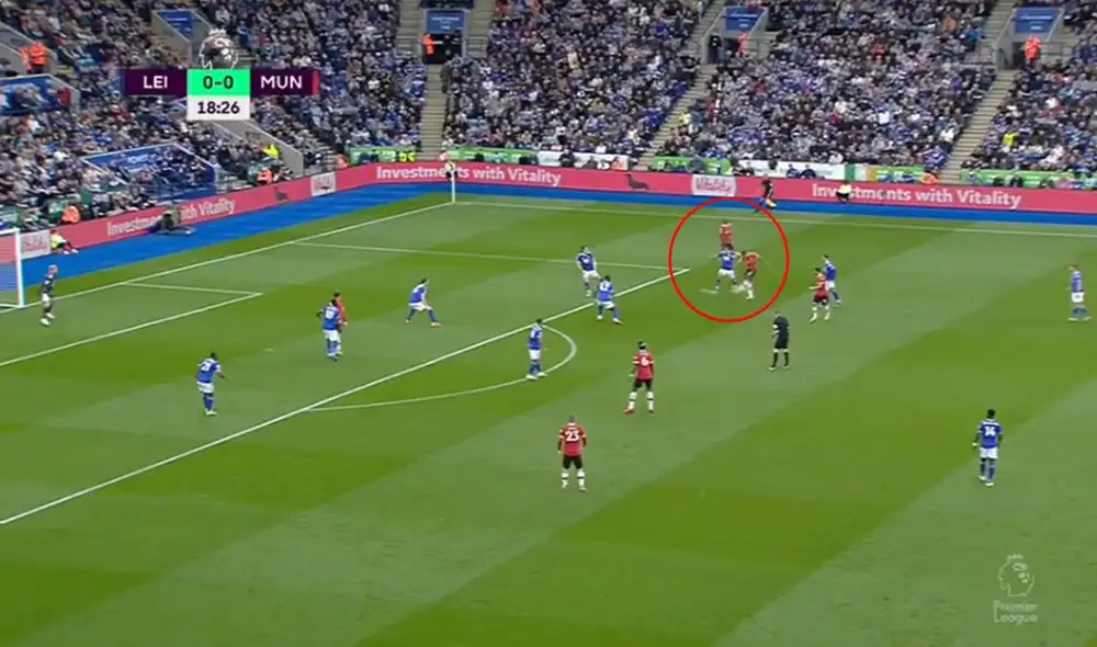 El disparo de Greenwood sorprendió al portero rival. Foto: captura de ESPN