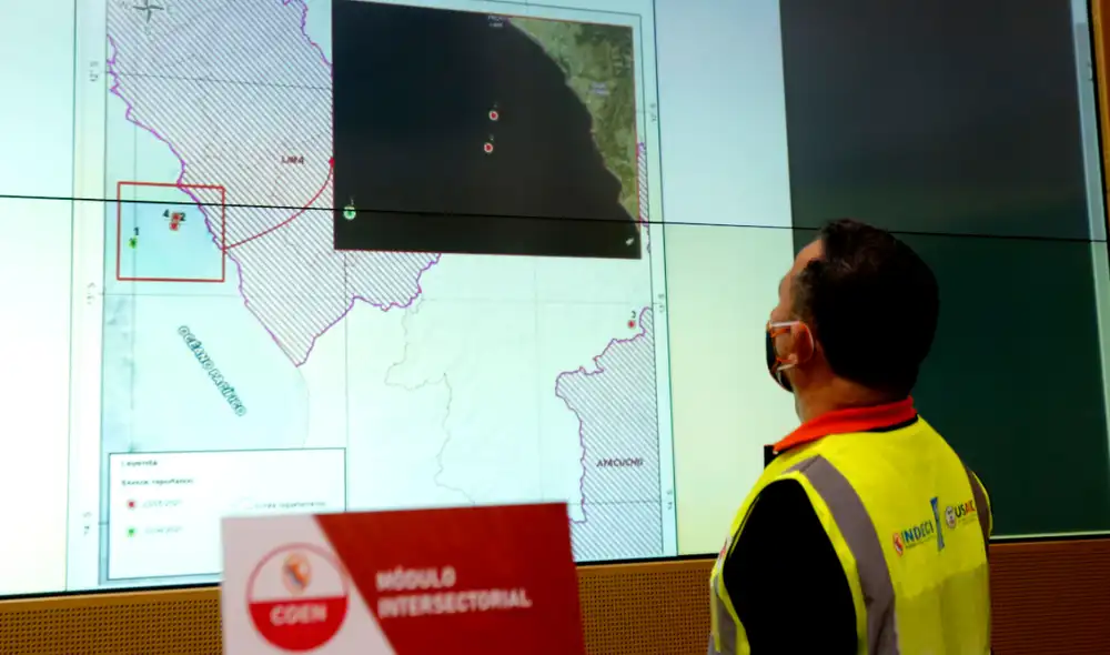 Sismo en Lima se registró este sábado alrededor de las 7.00 a. m. Foto: Carlos Contretas/La República Sismo en Lima se registró este sábado alrededor de las 7.00 a. m. Foto: Carlos Contretas/La República