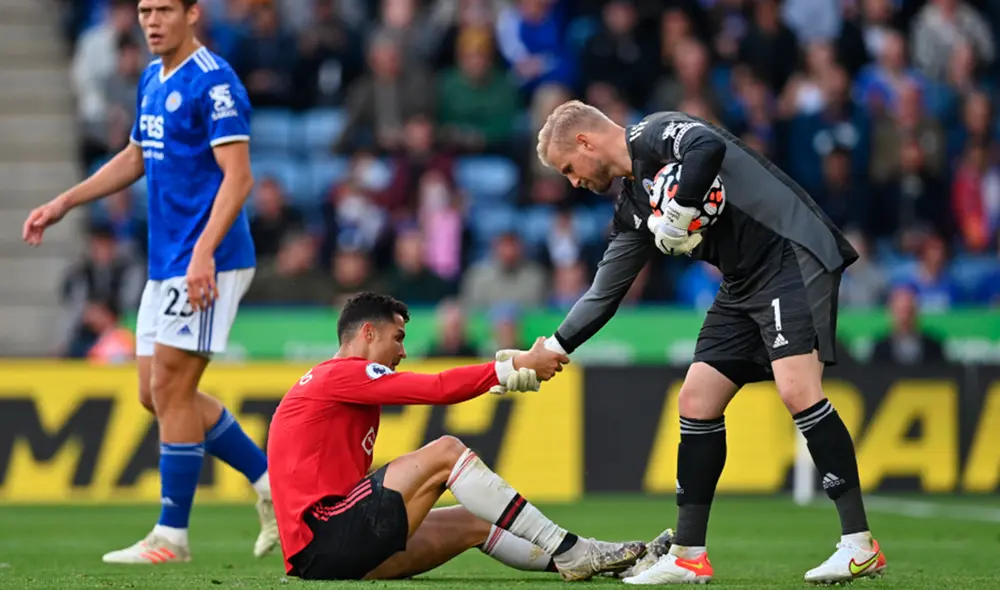Leicester City superó al Manchester United por la fecha 8 de la Premier League 2021-22. Foto: AFP Leicester City superó al Manchester United por la fecha 8 de la Premier League 2021-22. Foto: AFP