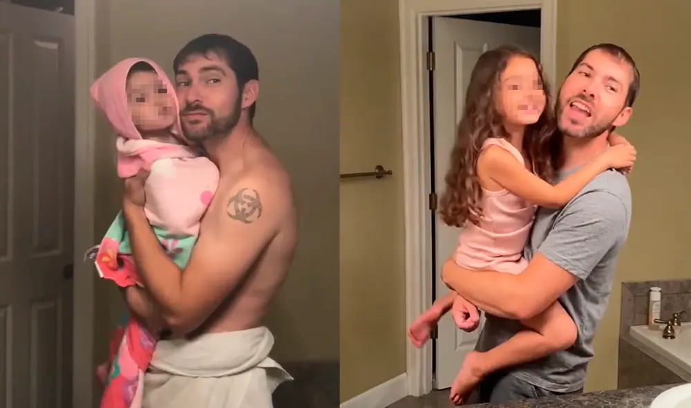 Padre e hija recrearon vídeo viral de "Girls Like You" y resalta el cambio físico con el pasar de los años. Foto: captura de Facebook Padre e hija recrearon vídeo viral de "Girls Like You" y resalta el cambio físico con el pasar de los años. Foto: captura de Facebook