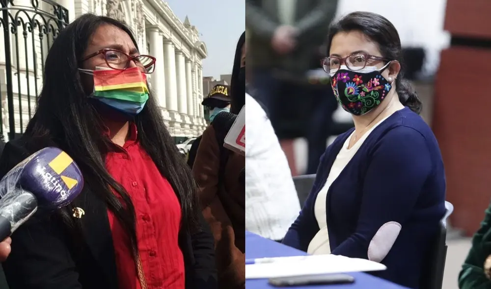 "Ninguna persona, así sea congresista, tiene derecho a hacerlo ('terruquear')", sostuvo Luque en respaldo a Gisela Ortiz. Foto: composición/La República/Ministerio de Cultura