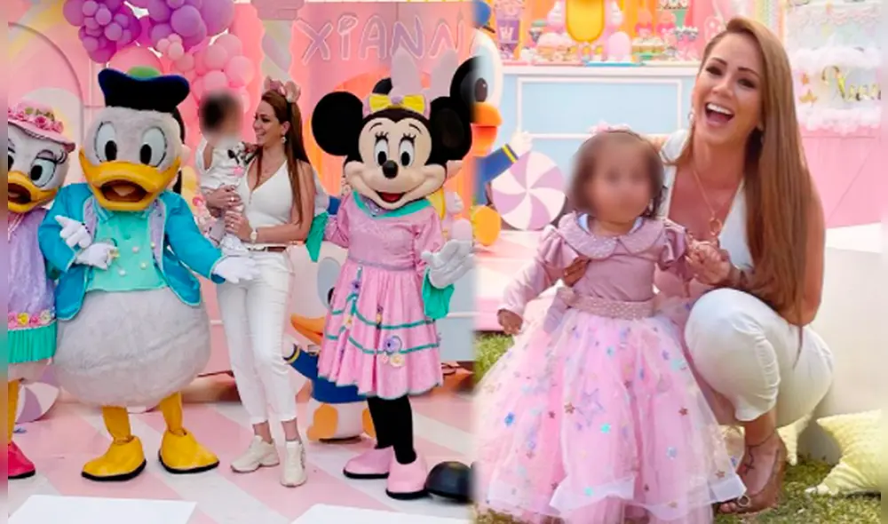 Melissa Klug se mostró feliz en el cumpleaños de su nieta. Foto: capturas Instagram