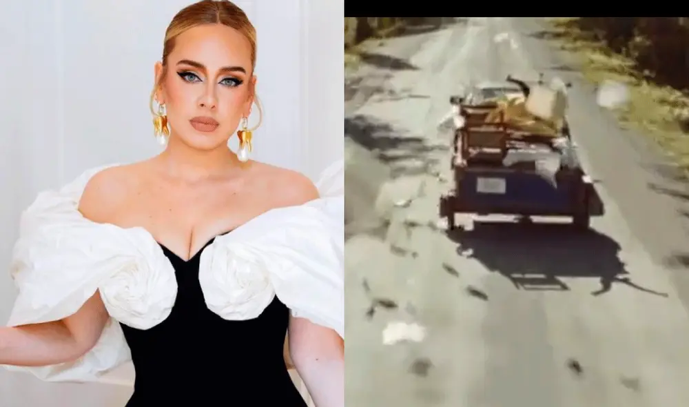 Adele habría rodado el video de su último tema musical en una ciudad de Inglaterra. Foto: Adele/Instagram/captura Twitter. Adele habría rodado el video de su último tema musical en una ciudad de Inglaterra. Foto: Adele/Instagram/captura Twitter.