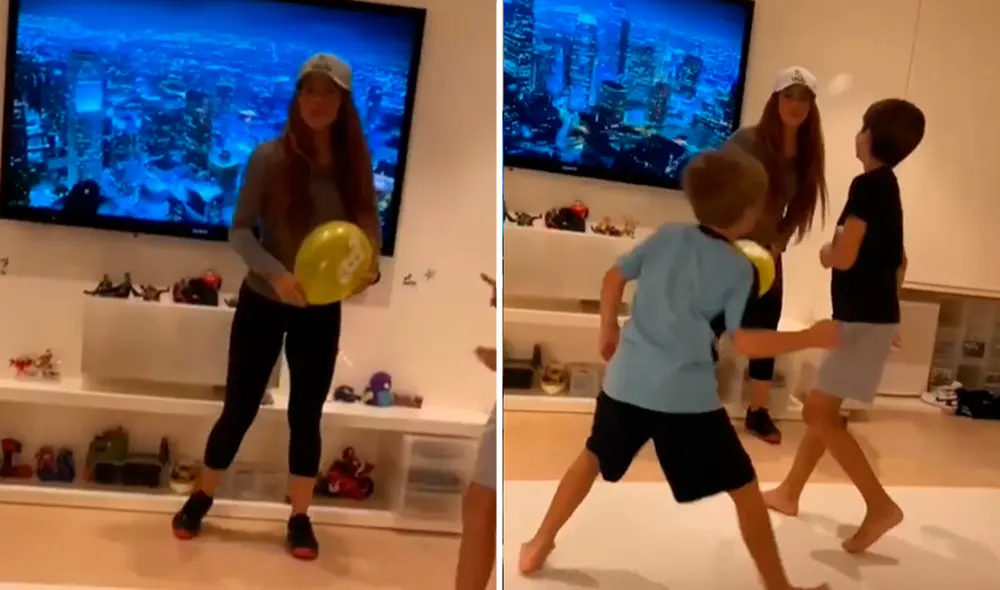 Shakira y sus hijos se unen a la fiebre del Mundial del globo. Foto: composición/Instagram/Shakira Shakira y sus hijos se unen a la fiebre del Mundial del globo. Foto: composición/Instagram/Shakira