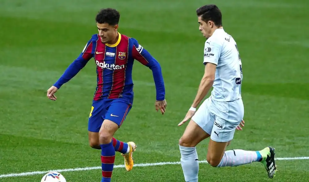 Barcelona vs. Valencia se enfrentarán en el  Camp Nou. Foto: EFE