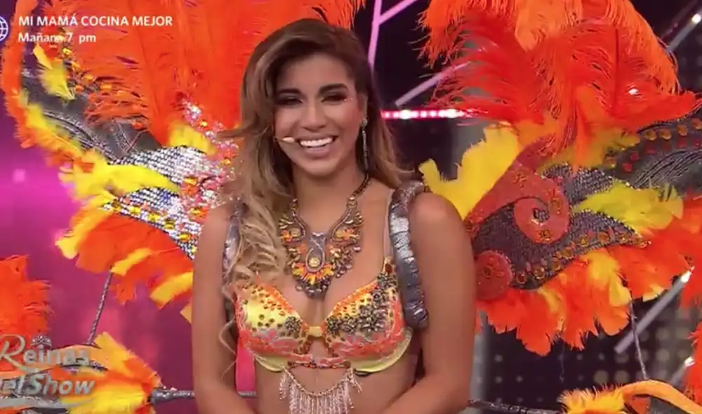 La joven bailarina Gabriela Herrera sorprendió a los jurados con su presentación en Reinas del show. Foto: Captura / América TV La joven bailarina Gabriela Herrera sorprendió a los jurados con su presentación en Reinas del show. Foto: Captura / América TV
