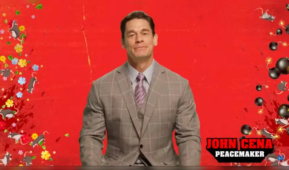 John Cena estuvo para la presentación de The Suicide Squad y la serie Peacemaker. Foto: captura / DC FanDome 2021