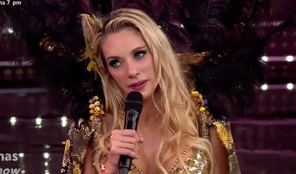 La bailarina Brenda Carvalho se conmovió luego de su presentación en Reinas del show y mencionó que está feliz de integrar el reality. Foto: captura / América TV La bailarina Brenda Carvalho se conmovió luego de su presentación en Reinas del show y mencionó que está feliz de integrar el reality. Foto: captura / América TV