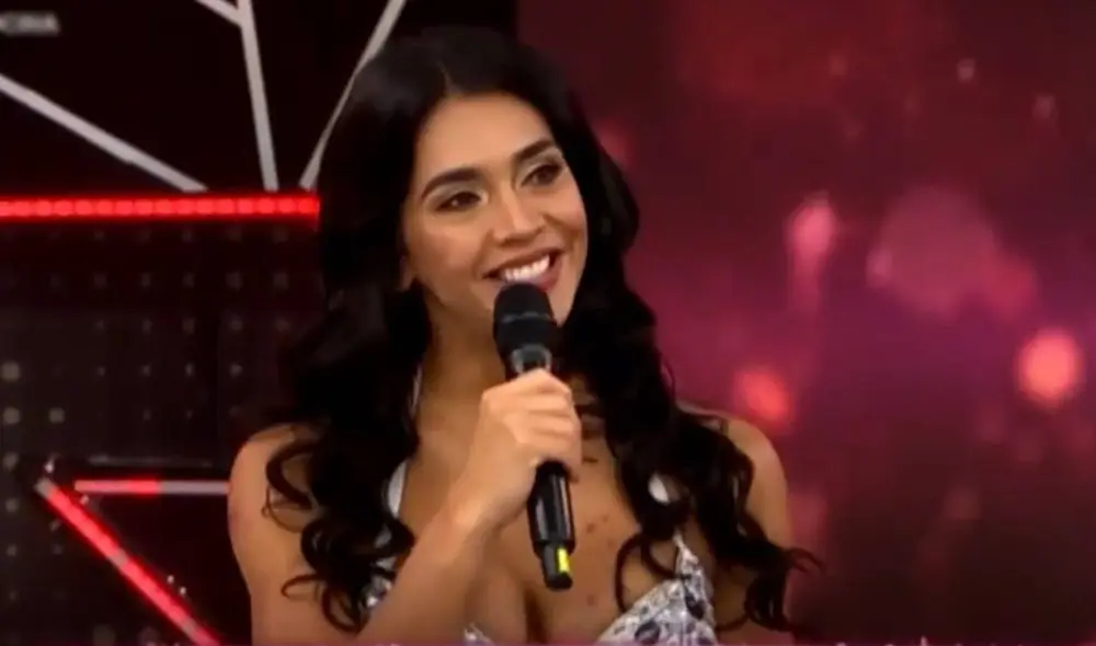 Esta vez el voto del público no pudo salvar a Vania Bludau. Foto: captura América TV Esta vez el voto del público no pudo salvar a Vania Bludau. Foto: captura América TV