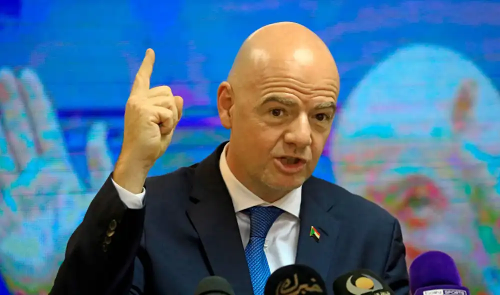 Gianni Infantino es presidente de la FIFA desde 2016. Foto: AFP