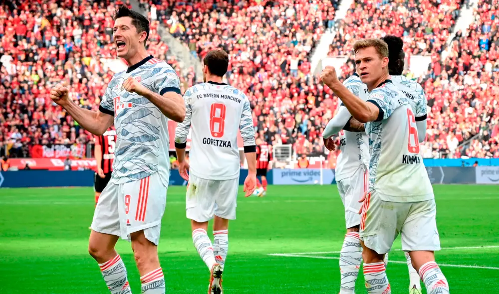 Con el triunfo ante Bayer Leverkusen, los de Bavaria se hicieron con el liderato en la Bundesliga. Foto: EFE