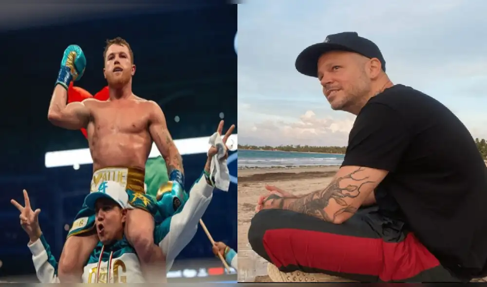 René Pérez se reúne con 'Canelo' Álvarez, quien le pidió que se contacte con J Balvin cuando discutieron. Foto: Eddy Reynoso/Instagram