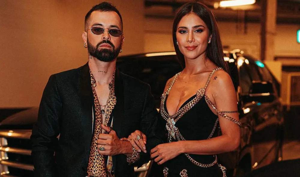 Después de casi 10 años de relación, Mike Bahía y Greeyci se comprometieron. Foto: Facebook