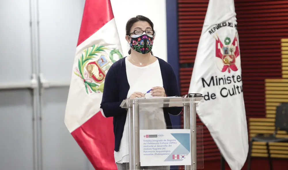Gisela Ortiz integra el gabinete ministerial del Gobierno de Pedro Castillo. Foto: Mincul