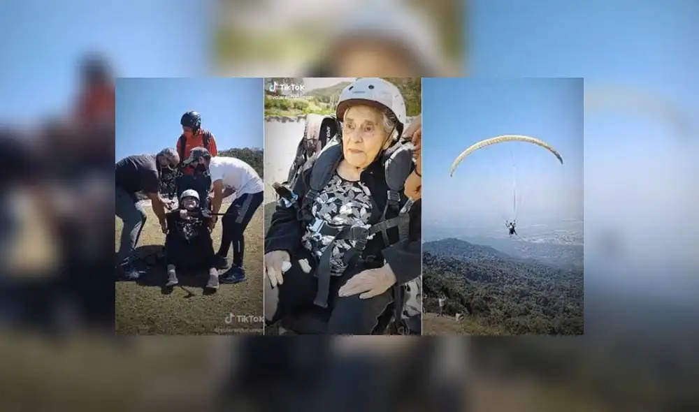 La anciana fue entrevistada por medios argentinos y confesó que disfruta volar en este medio. Foto: captura de TikTok