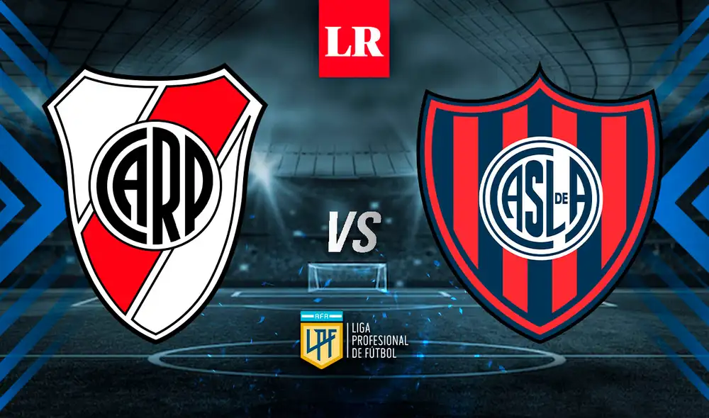 River Plate vs. San Lorenzo EN VIVO por la Liga Profesional de Fútbol de Argentina. Foto: composición GLR