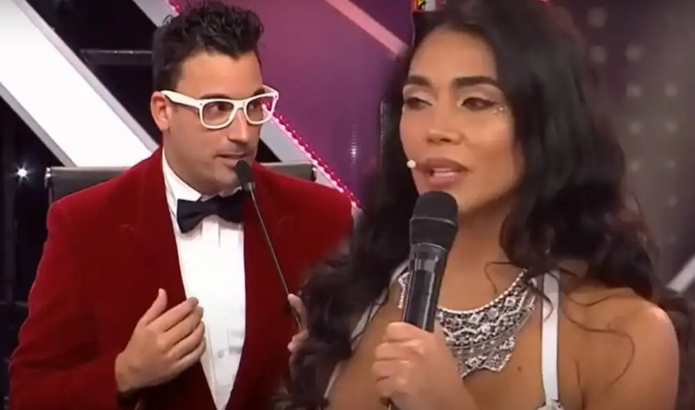 Vania Bludau se mostró dolida por los comentarios de Santi Lesmes. Foto: captura América TV