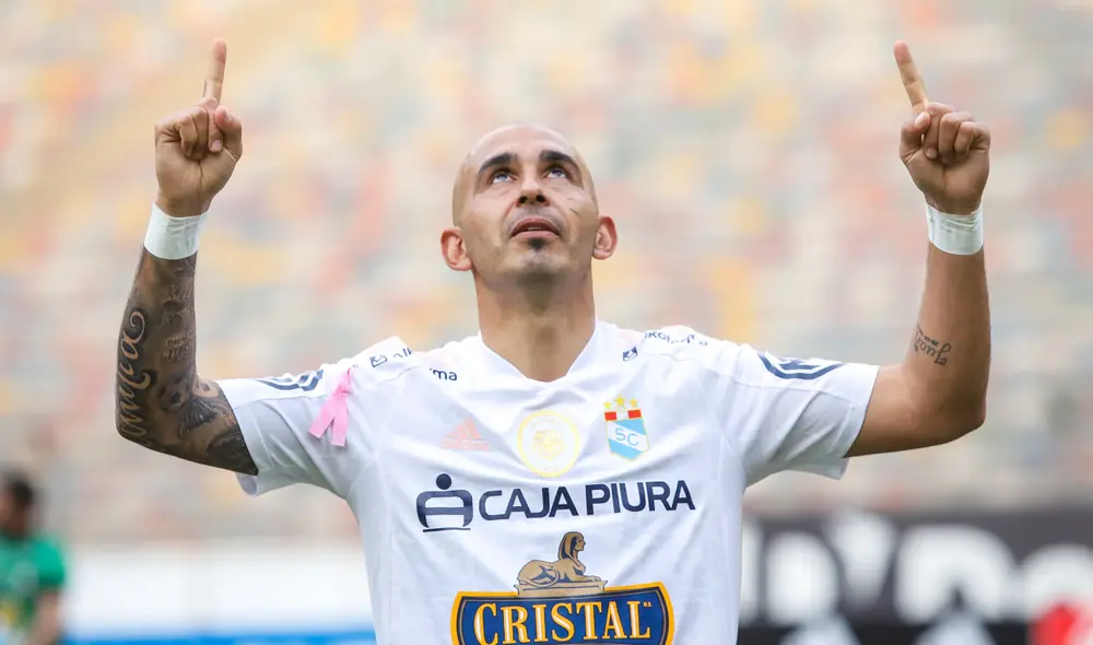 Marcos Riquelme llegó esta temporada a Sporting Cristal. Foto: Liga 1