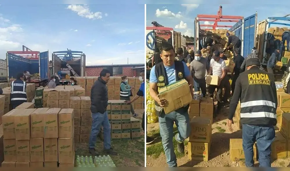 Agentes de la Policía asestaron duro golpe en la frontera de Perú con Bolivia. Foto: PNP Agentes de la Policía asestaron duro golpe en la frontera de Perú con Bolivia. Foto: PNP