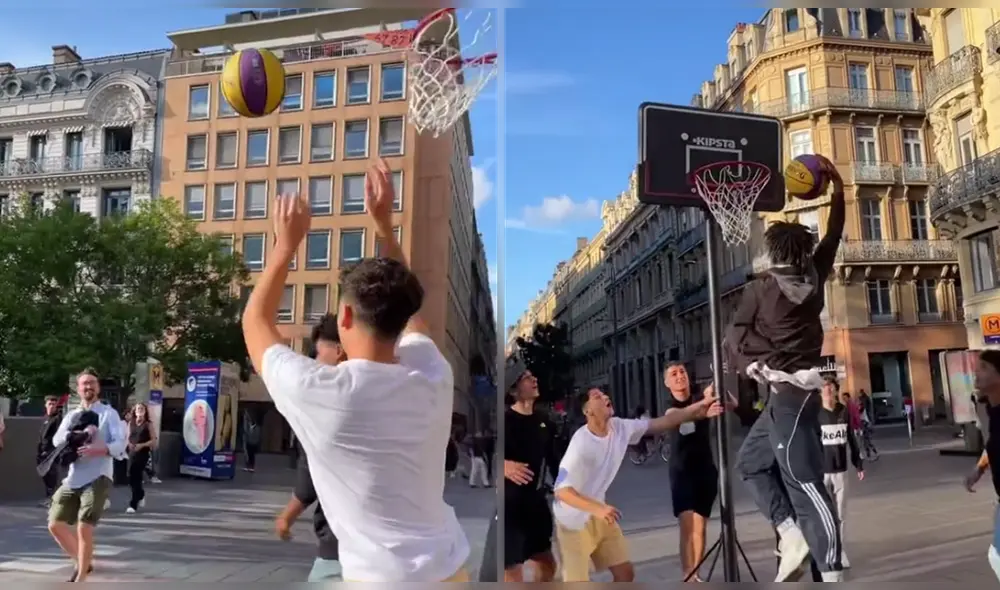 Un grupo de amigos consigue divertirse con personas que encuentran en la avenida. Foto: captura de TikTok
