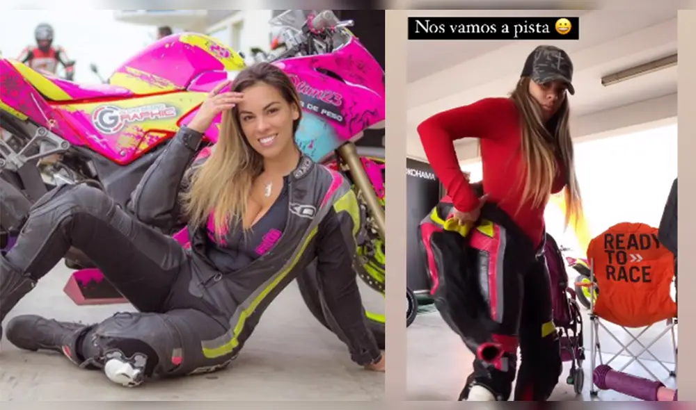 Aída Martínez se convirtió en madre en marzo de este año y no ha pasado mucho desde que decidió retomar su deporte favorito, el motociclismo. Foto: Aída Martínez/Instagram