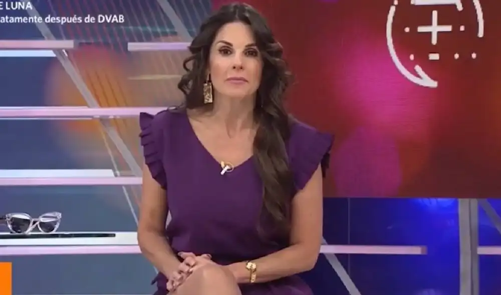 Rebeca Escribens se solidarizó con la complicada situación que vive Diana Sánchez. Foto: América TV Rebeca Escribens se solidarizó con la complicada situación que vive Diana Sánchez. Foto: América TV