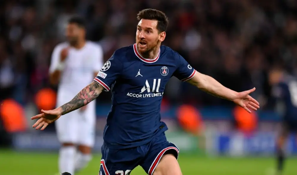 Lionel Messi anotó su primer gol con la camiseta del PSG ante el Manchester City. Foto: EFE