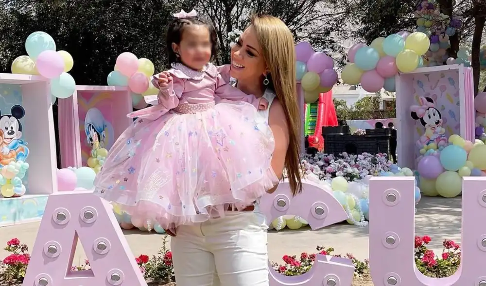 Melissa Klug celebró el onomástico de su primera nieta. Foto: Melissa Klug/ Instagram