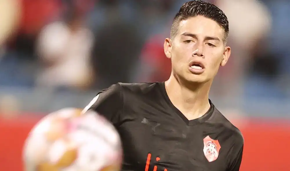 James Rodríguez inició su carrera futbolística en el Envigado de Colombia. Foto: Al-Rayyan Sports Club Facebook