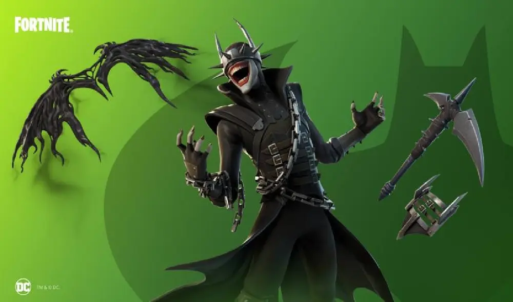 La skin de Batman que ríe también llegará a la tienda de Fortnite y lo podrás conseguir por 1.500 paVos. Foto: Fortnite