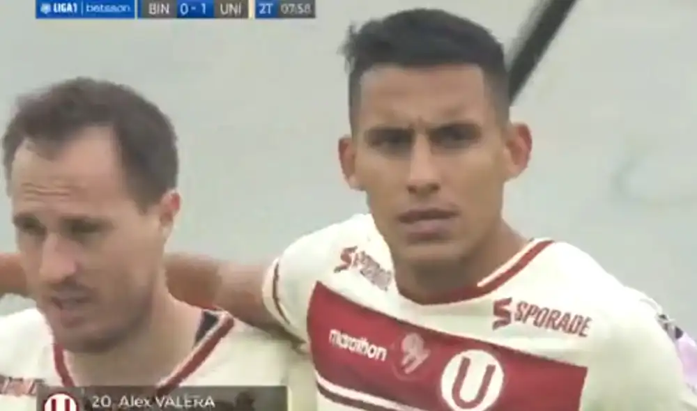 Alex Valera llegó esta temporada a Universitario. Captura: Gol Perú. Alex Valera llegó esta temporada a Universitario. Captura: Gol Perú.