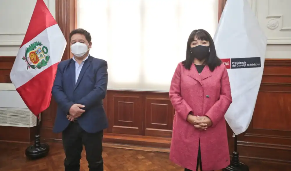 Mirtha Vásquez asumió la PCM tras la renuncia de Guido Bellido. Foto: captura de Twitter