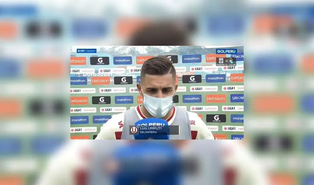 Luis Urruti asistió en el primer gol de Universitario de Deportes. Foto: Captura GolPerú