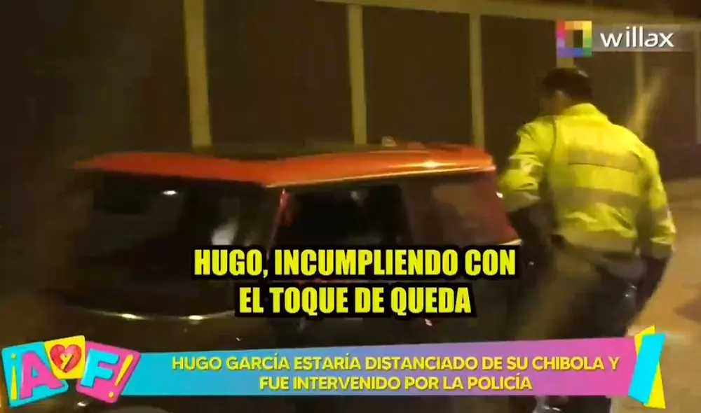 Chico reality incumplió el horario del toque de queda. Foto: captura Amor y fuego