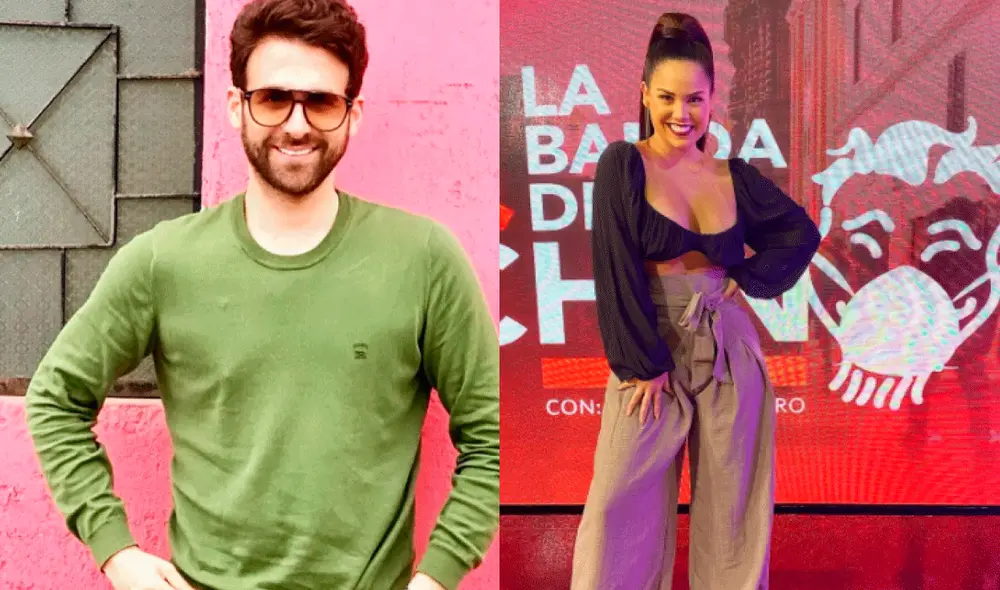 Presentador de televisión Rodrigo González difundió reveladora grabación de la modelo Andrea San Martín en la que se le escucha planeando dejar mal a Sebastián Lizarzaburu. Foto: Andrea San Martín/Rodrigo González/Instagram