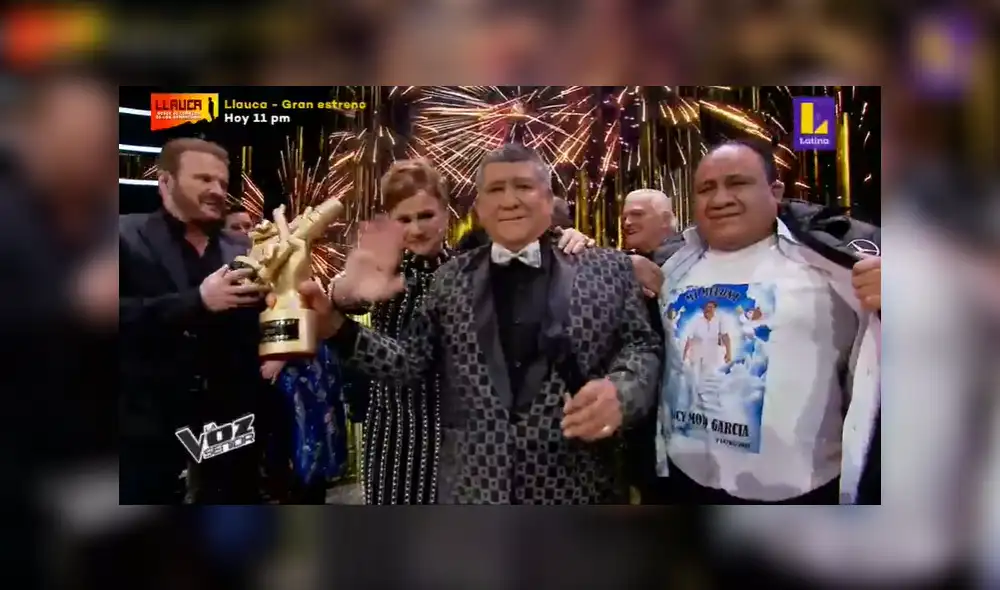 Mito Plaza es el primer ganador de La voz senior. Foto: captura de Latina