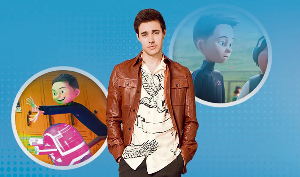 Blanco da la voz en español a Noah, el compañero de escuela de Barney. el protagonista. Para el actor, el doblaje significó un desafío. Foto: composición LR