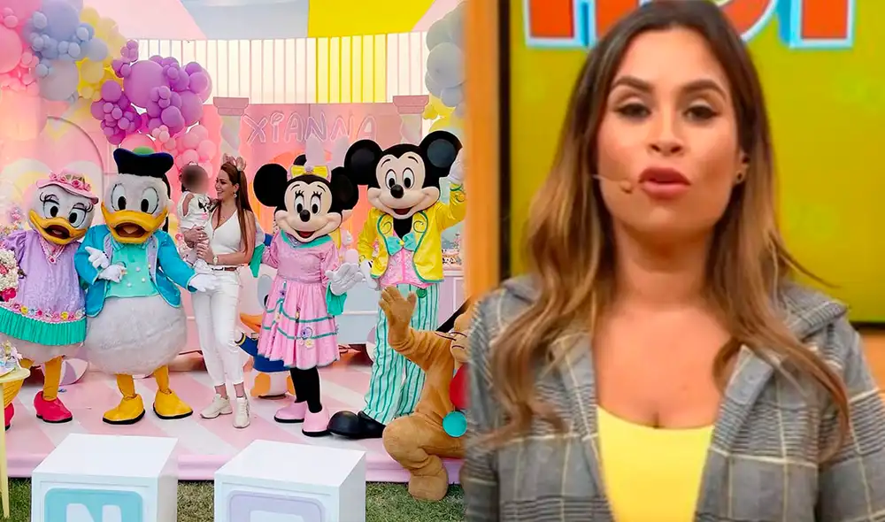 El organizador de la fiesta de la hija de Samahara Lobatón aseguró que no hubo canje. Foto: Instagram / captura América TV