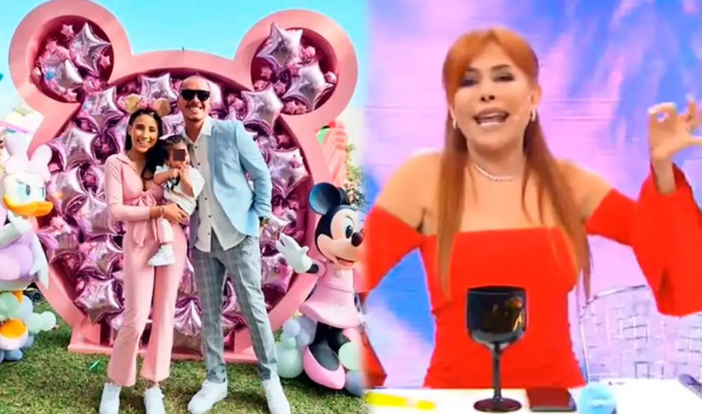 Magaly Medina cuestionó que la fiesta de Samahara Lobatón no se haya realizado gracias al canje. Foto: Instagram / captura ATV