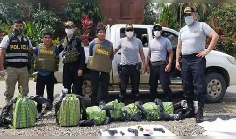 Sentencian a dos personas y un policía por tráfico ilícito de drogas. Foto: Ministerio Público.