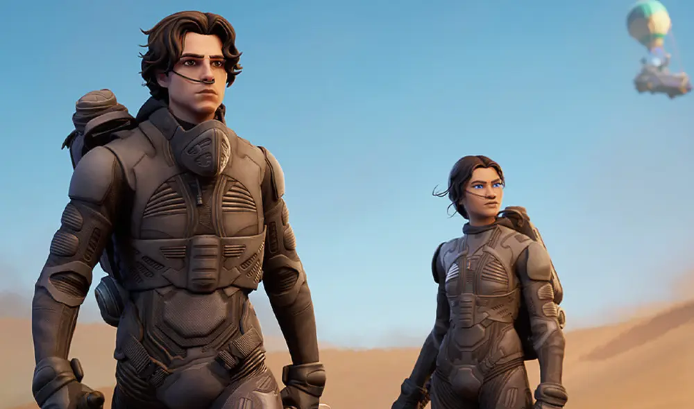 Así lucen las nuevas skins de Dune en Fortnite. Foto: Epic Games