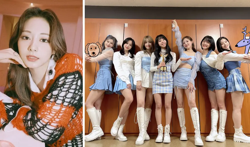 Tzuyu es la visual y miembro más joven de TWICE. Foto: composición JYP