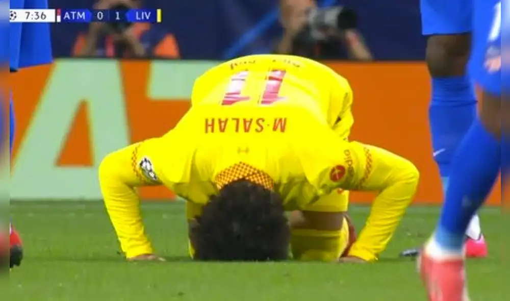 Mohamed Salah puso el 1-0 en los primeros minutos. Foto: ESPN Mohamed Salah puso el 1-0 en los primeros minutos. Foto: ESPN