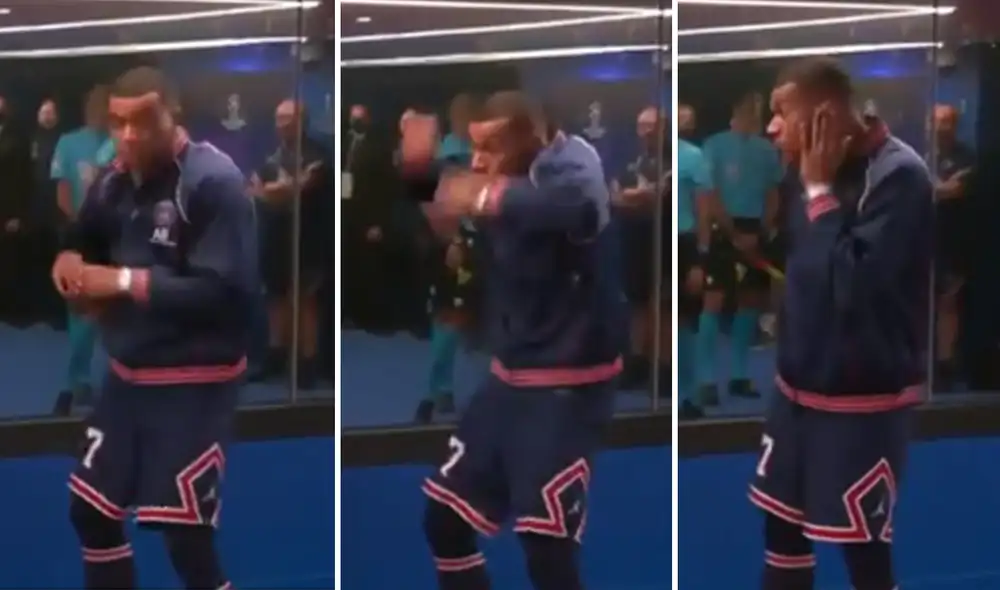 Kylian Mbappé lleva un gol en esta Champions League. Foto: captura de ESPN